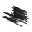 Crofta Womens Pro Professionals Makeup Cosmetic Tools Lips Beauty Lipstick Applicator Disposable Brush Pack of 250PCS Black