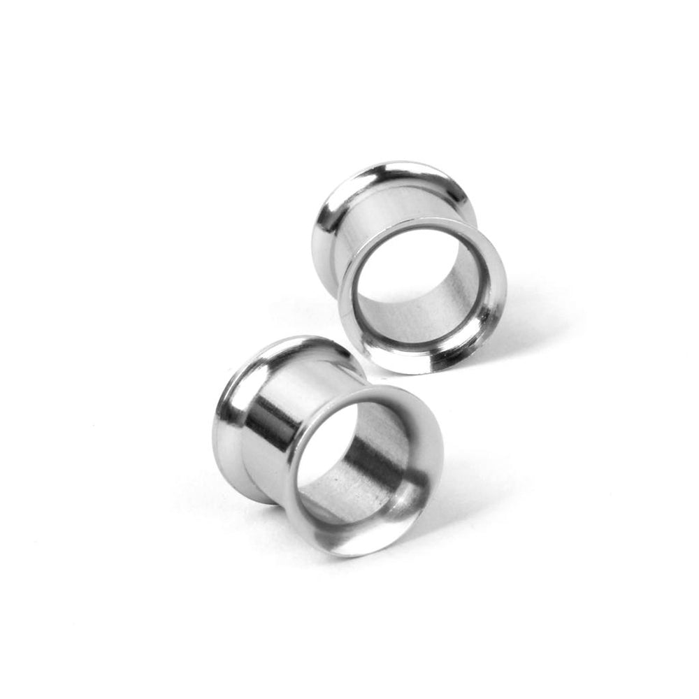 Crofta 2 PCS 00 Gauge 10mm Stainless Steel Tunnel Ear Plug Expander Stretcher