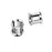 Crofta 2 PCS 00 Gauge 10mm Stainless Steel Tunnel Ear Plug Expander Stretcher