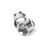 Crofta 2 PCS 00 Gauge 10mm Stainless Steel Tunnel Ear Plug Expander Stretcher