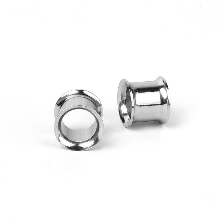 Crofta 2 PCS 00 Gauge 10mm Stainless Steel Tunnel Ear Plug Expander Stretcher