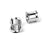 Crofta 2 PCS 00 Gauge 10mm Stainless Steel Tunnel Ear Plug Expander Stretcher