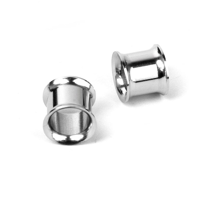 Crofta 2 PCS 00 Gauge 10mm Stainless Steel Tunnel Ear Plug Expander Stretcher