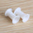 Crofta 2 PCS 4 Gauge 5mm Silicone Tunnel Ear Plug Expander Stretcher (White)