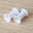 Crofta 2 PCS 4 Gauge 5mm Silicone Tunnel Ear Plug Expander Stretcher (White)