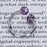 Crofta 14g Stainless Steel Twist Navel Ring with Ball - Purple