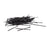 Crofta 100pcs Black Plated Flat Top Hair Bobby Pins 55mm