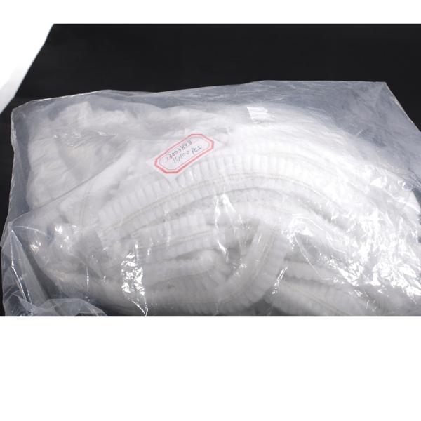 Crofta 100Pcs Disposable Impact Non-woven Bouffant Caps Bundle - White