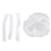 Crofta 100Pcs Disposable Impact Non-woven Bouffant Caps Bundle - White