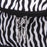 Crofta Women Girls Ladies Zebra Pattern Travel Cosmetic Bag Jewelry Organiser Makeup Bag