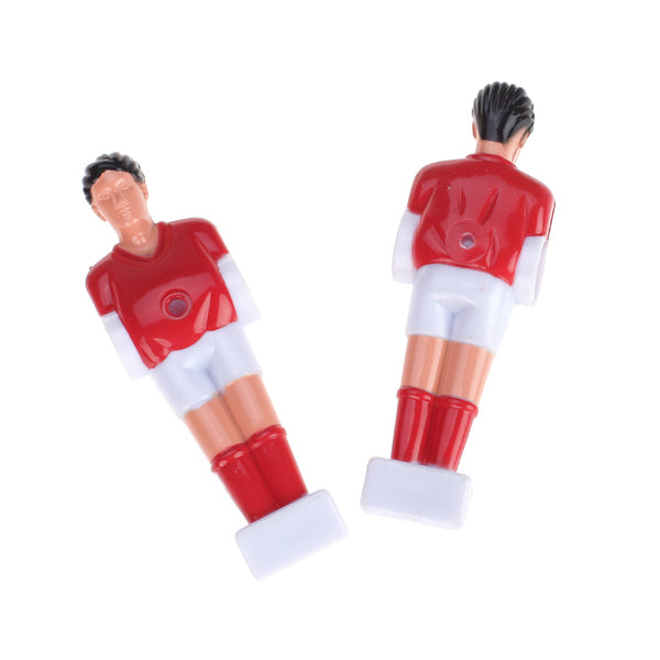 Crofta 11Pcs Foosball Man Table Guys Man Soccer Player Part - Red