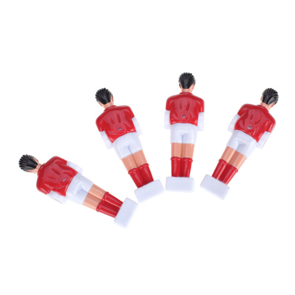 Crofta 11Pcs Foosball Man Table Guys Man Soccer Player Part - Red