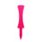 Crofta 100Pcs Golf Tee Double-deck Hot Pink Tee SN006 60MM