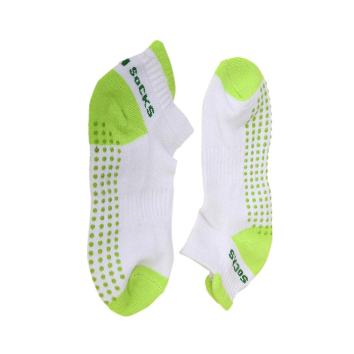 Crofta Women Non Slip Massage Granule Yoga Socks - Green