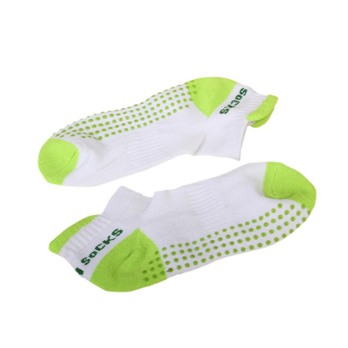 Crofta Women Non Slip Massage Granule Yoga Socks - Green