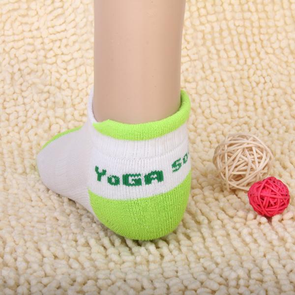 Crofta Women Non Slip Massage Granule Yoga Socks - Green