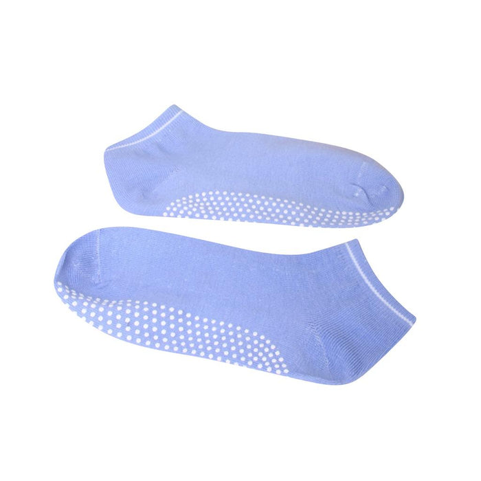 Crofta 2 Pairs Women Non Slip Massage Granule Yoga Socks - Blue