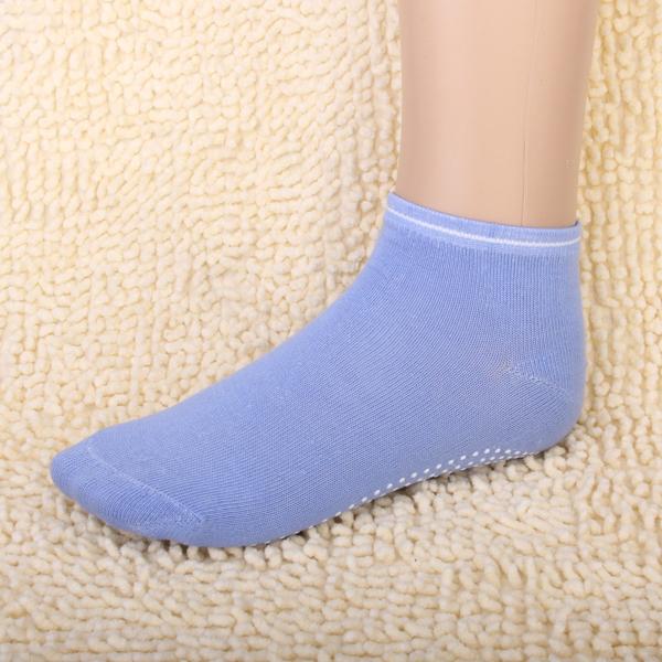 Crofta 2 Pairs Women Non Slip Massage Granule Yoga Socks - Blue