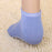 Crofta 2 Pairs Women Non Slip Massage Granule Yoga Socks - Blue