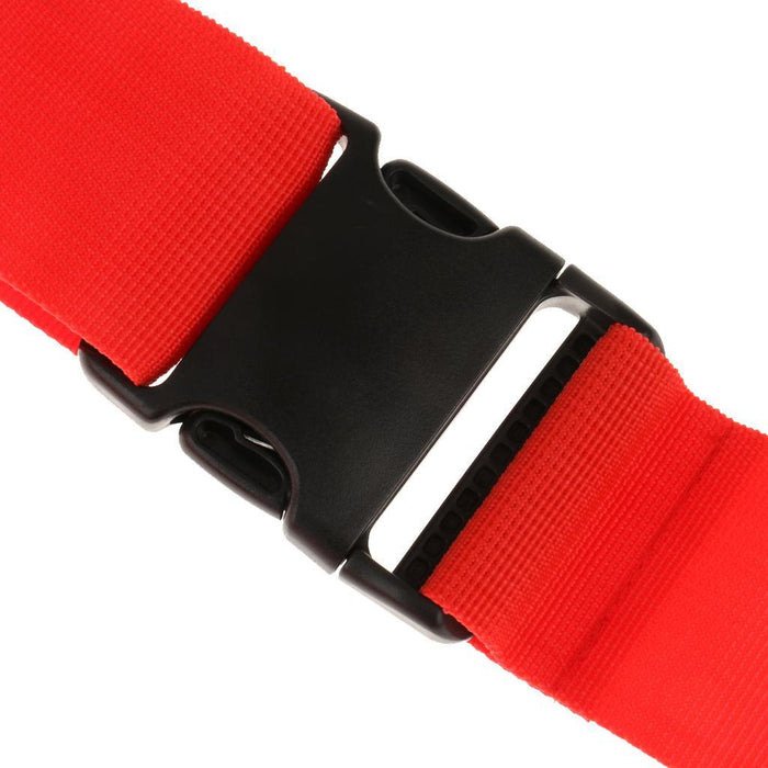 Crofta Long Luggage Packing Belt Suitcase Strap Safety Strap Red