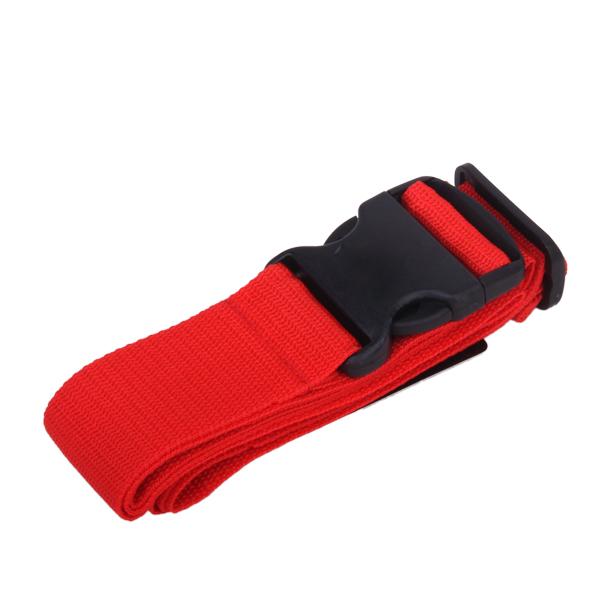 Crofta Long Luggage Packing Belt Suitcase Strap Safety Strap Red