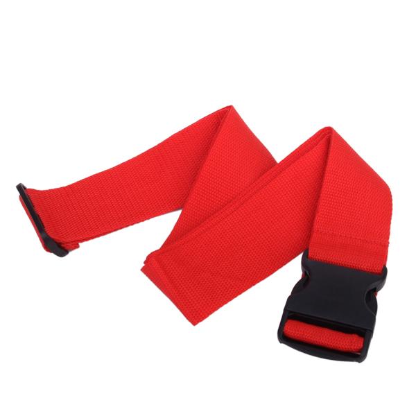 Crofta Long Luggage Packing Belt Suitcase Strap Safety Strap Red