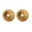 Crofta 1 Pair Belly Dance Texture Pattern Pure Copper Finger Cymbals Zills