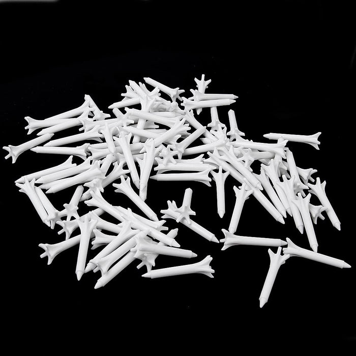 Crofta 100Pcs 38mm Plastic Claw Shape Golf Tees