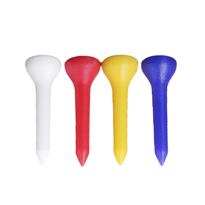 Crofta 100Pcs 35mm Mixed Color Plastic Golf TEES