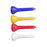 Crofta 100Pcs 35mm Mixed Color Plastic Golf TEES