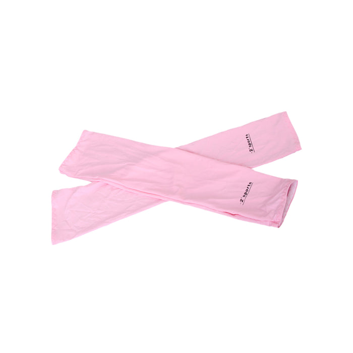 Crofta 1 Pair Pink Arm Cooler Arm Hand Cover Sleeves for UV Sun Protection