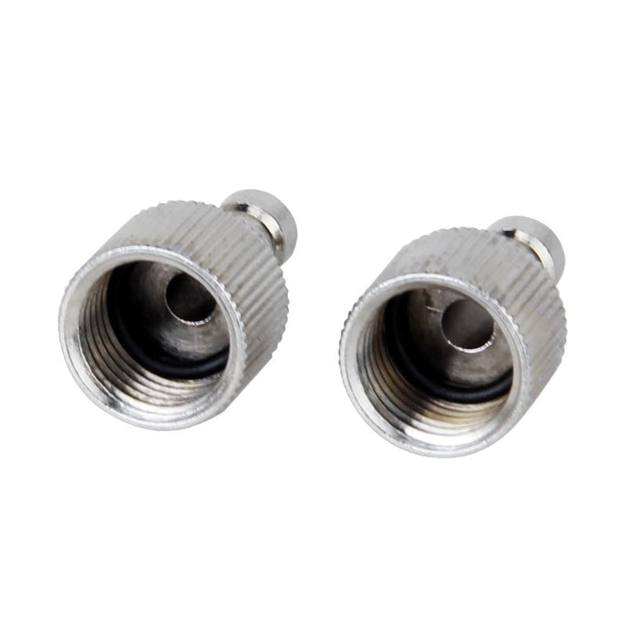 Crofta 2 Pcs Airbrush Quick Disconnect Coupler Hose Release Adapter 1/8" fittings