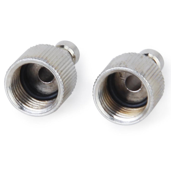 Crofta 2 Pcs Airbrush Quick Disconnect Coupler Hose Release Adapter 1/8" fittings