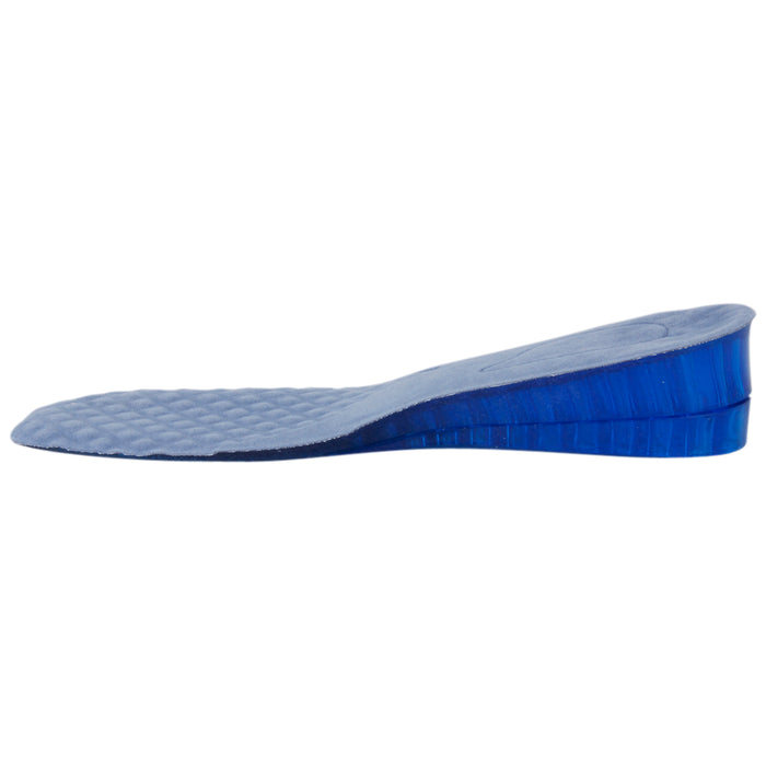 Crofta 1 Pair Men Blue Detachable 2-Layer Height Increase Full Insoles Shoe Pad 5CM