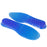 Crofta 1 Pair Men Blue Detachable 2-Layer Height Increase Full Insoles Shoe Pad 5CM