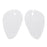 Crofta 1 Pair Footful Silicone Gel Inserts Cushion Foot Care Insoles For Flip flop Sandals