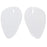 Crofta 1 Pair Footful Silicone Gel Inserts Cushion Foot Care Insoles For Flip flop Sandals