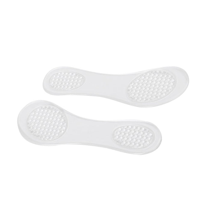 Crofta 1 Pair Footful Silicone Gel Arch Support Massage Insoles for High-Heel Shoes Sandals