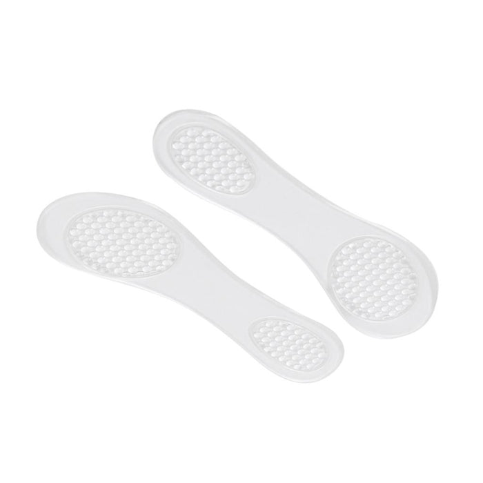 Crofta 1 Pair Footful Silicone Gel Arch Support Massage Insoles for High-Heel Shoes Sandals