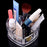 Crofta 8 Slots Lipstick Holder Display Stand Cosmetic Organizer Makeup Case Holder