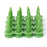 Crofta 100pcs Golf Tee Double-deck Green Tees 23mm