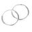 Crofta 1 Pair Silver Plated 12mm Endless Hoop earrings for Cartlidge Nose Lips