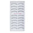 Crofta 10 Pairs Black Sparse False Eyelashes Eye Lashes Extension Make up