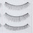 Crofta 10 Pairs Black Sparse False Eyelashes Eye Lashes Extension Make up