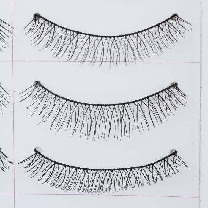 Crofta 10 Pairs Black Sparse False Eyelashes Eye Lashes Extension Make up