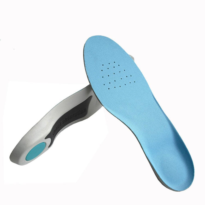 Crofta 1 Paif of Anti-Slip Dotted Sports Insoles Arch Support Heel Protection Shock Absorption with Cutting Size Line---Women's UK 2.5-4.5