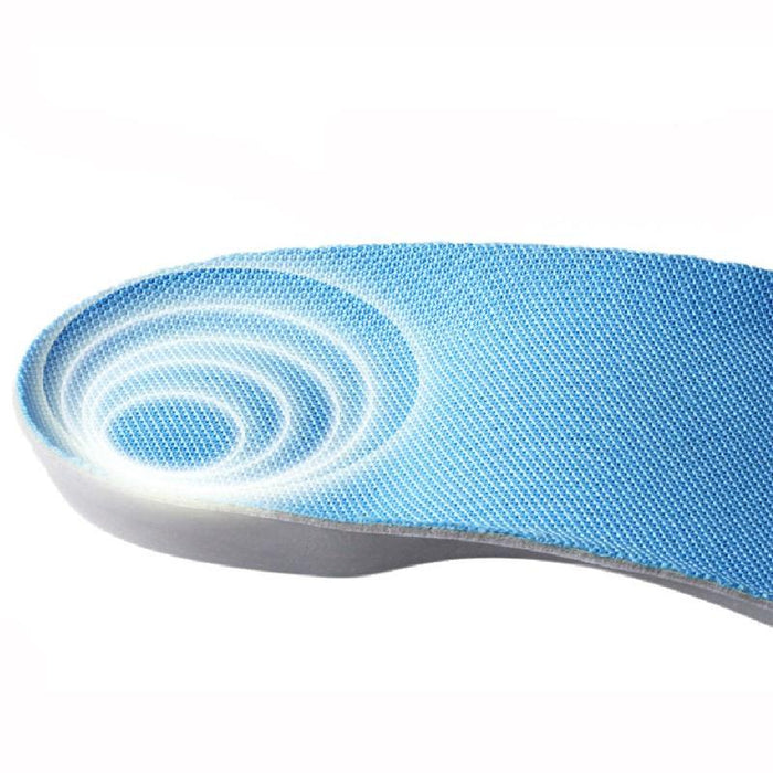 Crofta 1 Paif of Anti-Slip Dotted Sports Insoles Arch Support Heel Protection Shock Absorption with Cutting Size Line---Women's UK 2.5-4.5