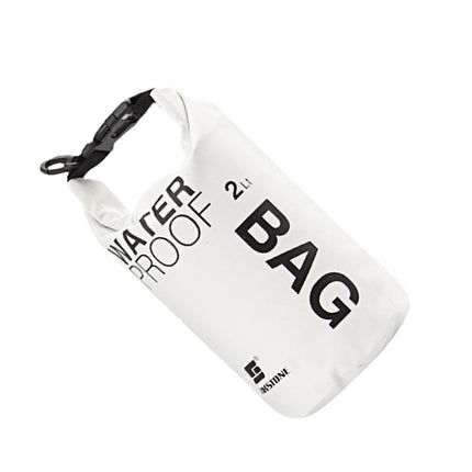 Crofta Waterproof Dry Bag Sack Pouch Kayaking Camping Rafting Floating 2L White