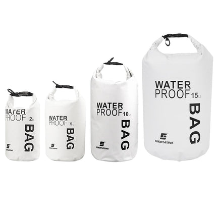 Crofta Waterproof Dry Bag Sack Pouch Kayaking Camping Rafting Floating 2L White