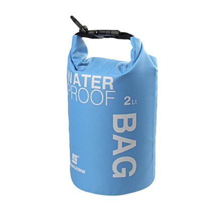 Crofta Waterproof Dry Bag Sack Pouch Kayaking Camping Rafting Floating 2L Blue